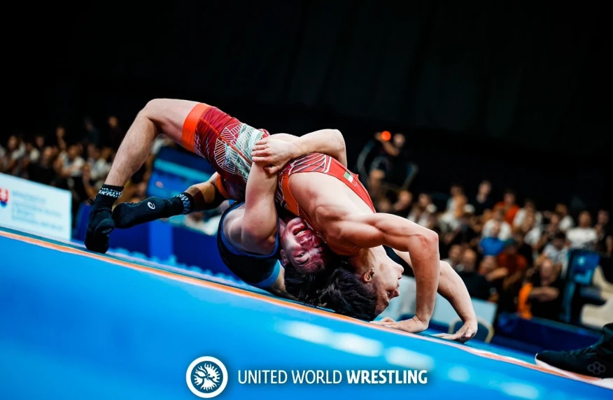 Қазыбек Қалмағамбетов грек-рим күресінен U20 чемпионатында топ жарды