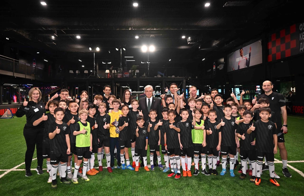 Президент инновациялық футбол орталығына барды