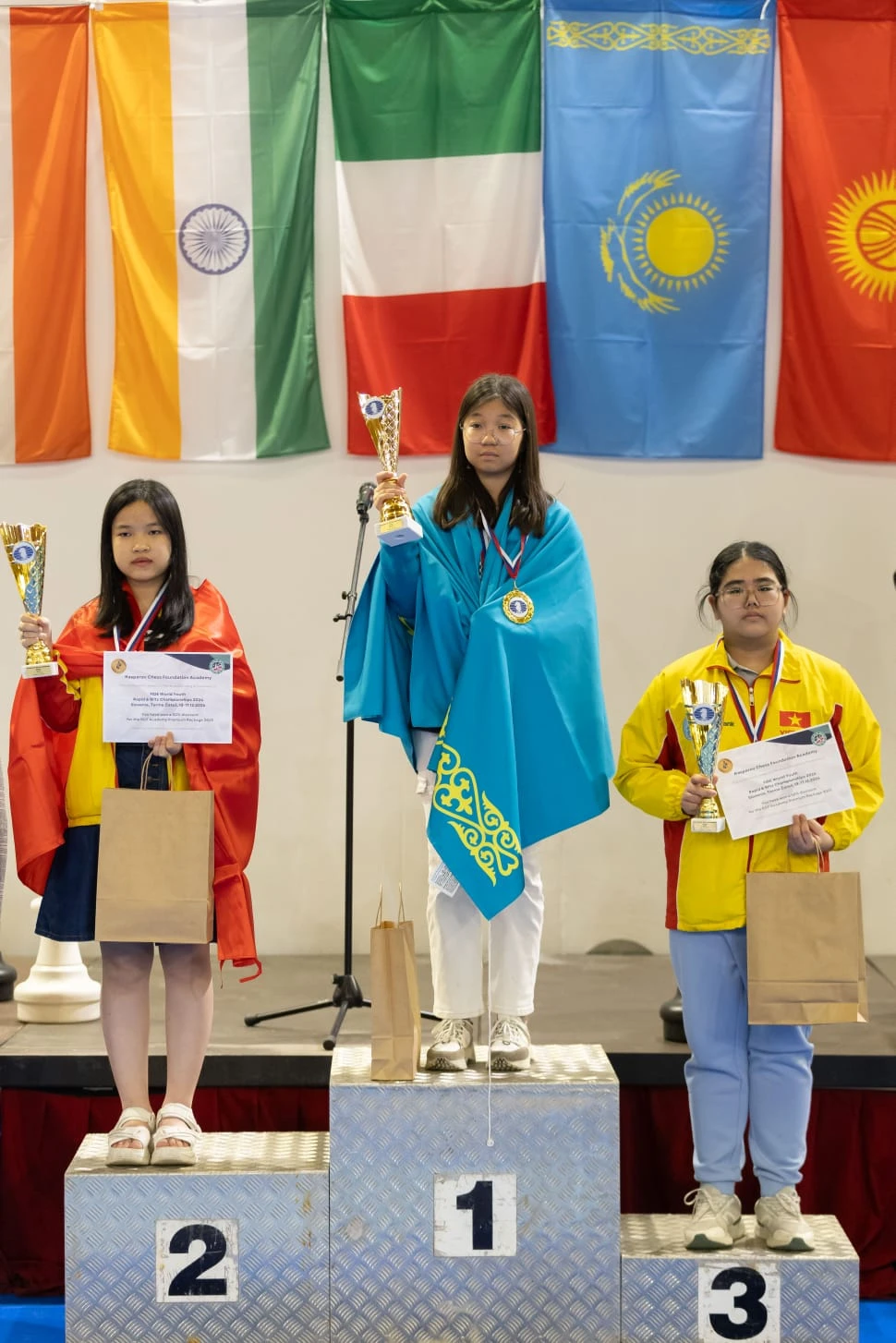 10 медалей завоевали казахстанские шахматисты на чемпионате мира в Словении