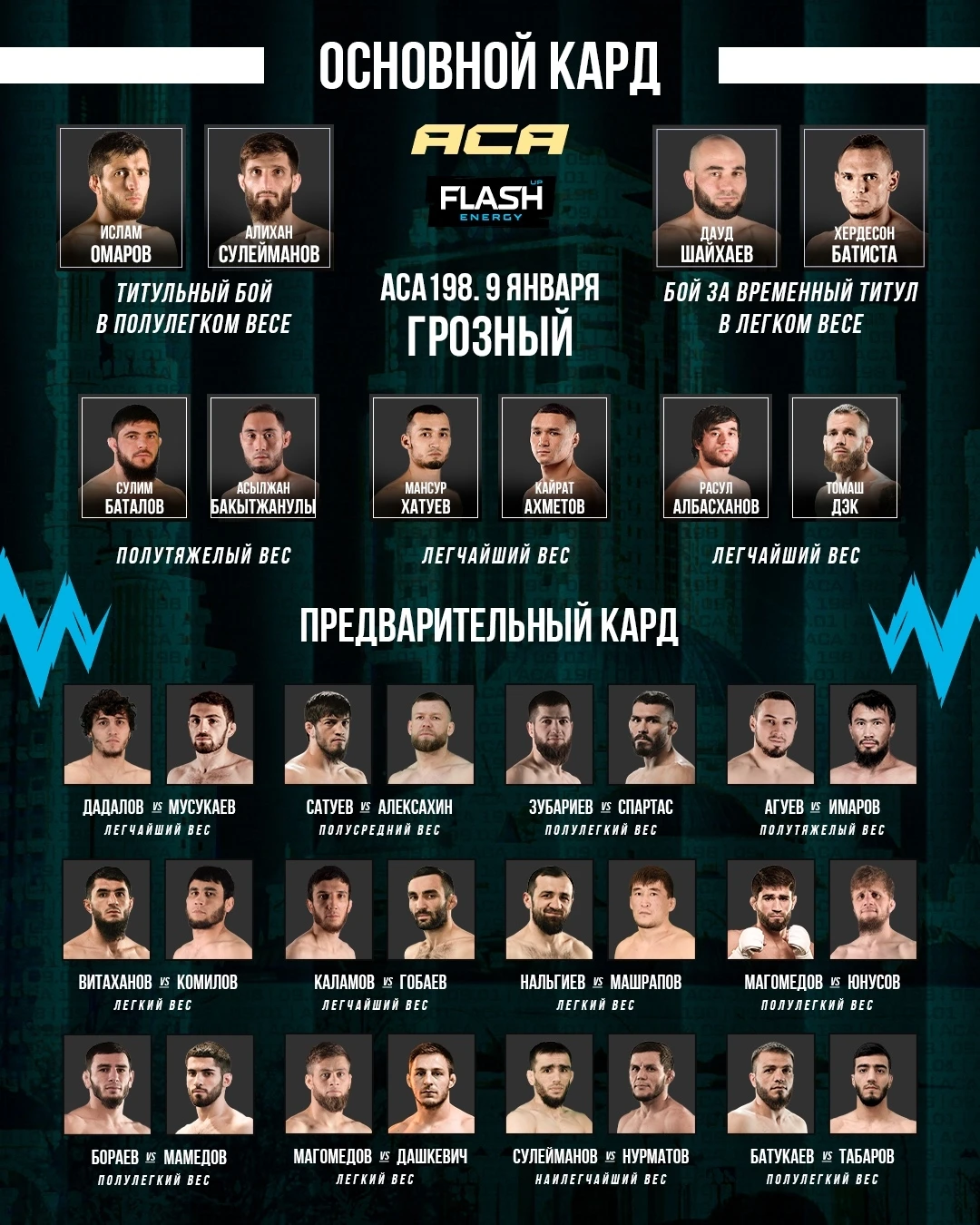 Два титульных боя, дебют Кайрата Ахметова и проверка для Асылжана Бакытжанулы. Где и во сколько смотреть турнира АСА 198
