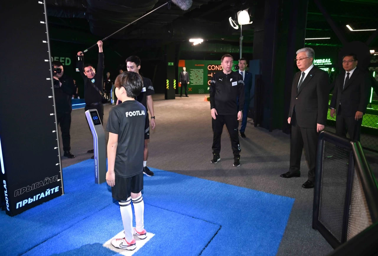 Президент инновациялық футбол орталығына барды